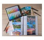 Photo Alb Pkt 300ph 22,5x32,5cm Rainbow - White