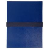Chemise dos extensible balacron et sangle scratch. - Bleu foncé
