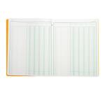 Booklet 5 columns on 1 page 31 lines 80 pages 32x25cm - Assorted colours