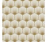 Papier 80g, Tiny 50x0,35m, Art Déco or - Or