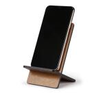 Rhodiarama support pour téléphone mobile simili cuir italien 13x8x8,5 cm - Bronze