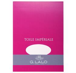Bloc toile impériale A5 (148x210mm), 50 feuilles 100g - Blanc