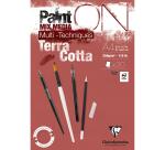 Bloc PaintON TERRACOTTA collé A4 20F
