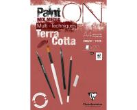 Bloc PaintON TERRACOTTA collé A4 20F