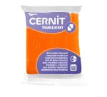 CERNIT - A Bar of Translucent Polymer Clay - Baking Modelling Clay - Orange colour - 56 g block - CE0920056752C - Orange|