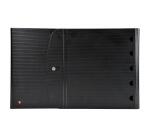 Classeur 4 anneaux plastifié de présentation Exacompta Exashow A4 - Dos 4 cm noir