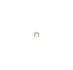 Petite lettre kraft n 8,5cm - Kraft