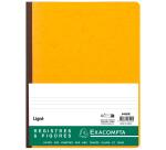 Piqûre 32x25cm ligne folioté 80 pages - Couleurs assorties