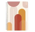 Terracotta, Carnet reliure intégrale A5 14,8x21 cm, 148 pages, ligné, ass.