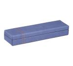 Rhodiarama pennendoos in Italiaans kunstleer 21x5,5x3 cm - Sapphire