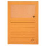 Paquet de 100 chemises à fenetre Forever - 22x31cm - Orange