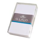 80 cartes bristol 320g 80x128mm boîte cristal - extra blanc