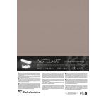 Pastelmat pastelkarton 5 blad 24x32cm - Donkergrijs