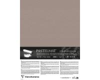 Pastelmat contrecollé 5 feuilles 24x32cm - Gris foncé