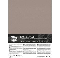 Pastelmat pastelkarton 5 blad 24x32cm - Donkergrijs