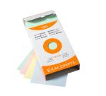 Exacompta Pack 100 Record Card 7.5x12.5cm Lined Ast - Assorted colours