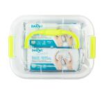 DARWI lufttrocknende Modelliermasse, Box mit 7 Blöcken 500g, für Schulen und Kindergärten, Classic (weiß) - Weiß
