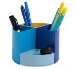 Portapenne modulare The Quarter Bee Blue - 12 x 12 x 8,3 cm - multicolore - Exacompta