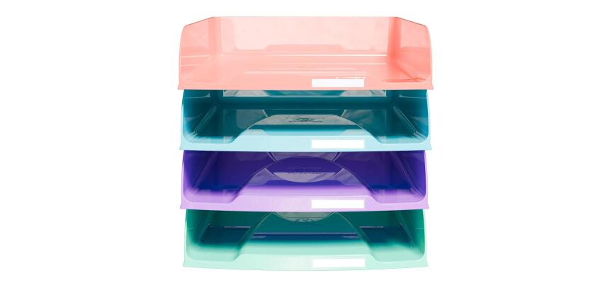Exacompta Candy Tidy Combo Styli Letter Tray - Assorted colours