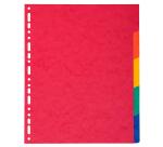 Divider Pressbd Lwght A4+ 5P - Assorted colours