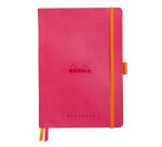 Rhodia Goalbook Softcover Notebook - Dot - 120 Sheets - 90gsm - Raspberry