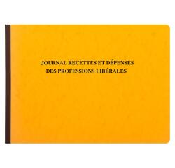 Piqûre 27x38cm - Journal des Recettes Dépenses des Professions libérales 80 pages (version français)