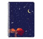 Adolie, Carnet reliure intégrale A5 14,8x21cm, 148 pages, ligné, ass.