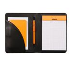 Rhodiarama livret porte-bloc N°13 pour bloc ou carnet format A6 - Noir