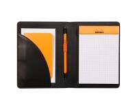 Rhodiarama livret porte-bloc N°13 pour bloc ou carnet format A6 - Noir