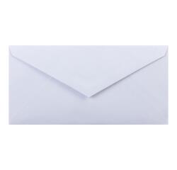 25 enveloppes DL (110x220mm) Vergé de France doublées gommées