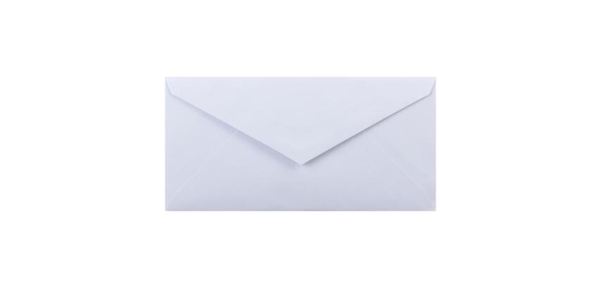 G. Lalo Verg# de France DL Gummed Envelopes - 110x220mm - Pack of 25