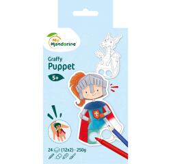 Graffy Puppet, Dragons et Chevaliers - Bleu
