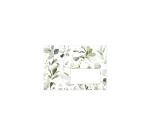 COLLECTION EUCALYPTUS, Paquet de 20 enveloppes imprimées Pollen 114x162mm 120g/m2 - Vert 3 - Vert