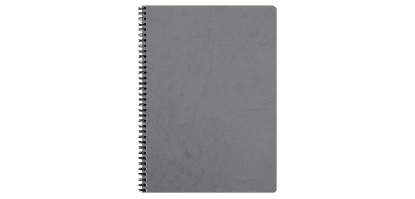 Cahier reliure intégrale Age Bag A4 100 pages petits carreaux - Gris