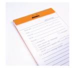 Bloc No.140 'MESSAGE', 110 x 170 mm, orange