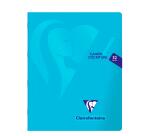 Clairefontaine Mimesys Stapled Notebook - 17x22cm - 32 Pages - 3mm Double Line with Margin - Assortment