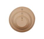 Set de 3 assiettes à suspendre - Kraft
