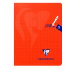 Stitched notebook Mimesys 17x22cm 32 pages large squares 3mm enlarged 12/12 Random color - Assorted