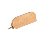 LIÈGE Petite trousse ovale certifiée VEGAN 16x5x6 cm naturel