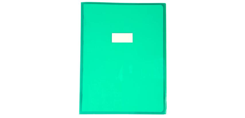 Protège-cahiers cristalux PVC 22/100ème 24x32 cm