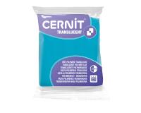 CERNIT - A Bar of Translucent Polymer Clay - Baking Modelling Clay - Turquoise Blue Colour - 56 g Block - CE0920056280C - Turquoise