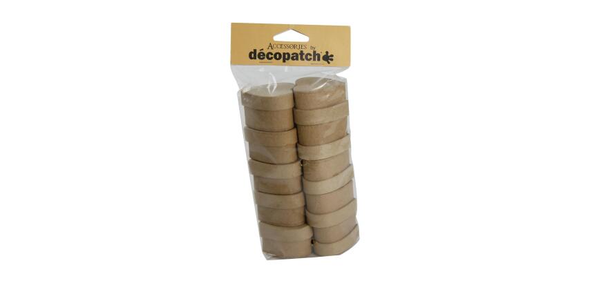 Set 10 petites boîtes coeurs 3x15x30cm - Kraft