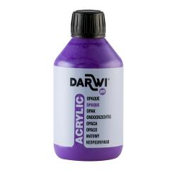 DARWI Acrylfarbe opak, Flasche 250ml, Violett - Violett
