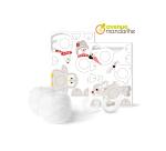 Boîte créative, Pompons à suspendre - Blanc