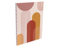 Terracotta, Carnet brochure souple A5 14,8x21 cm, 160 pages, ligné, dos brut, ass.