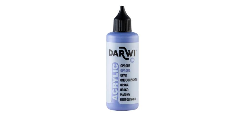 Darwi Flacon de 80 ml de Peinture Acrylique Universelle Opaque - Lavande