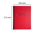 Piqûre 315X245 Registre objets mobiliers 80 pages - Couleurs assorties