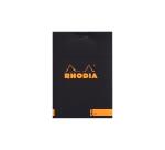 Bloc agrafé Rhodia le R N°12 8,5x12 cm 70 feuillets ligné 90g - Orange