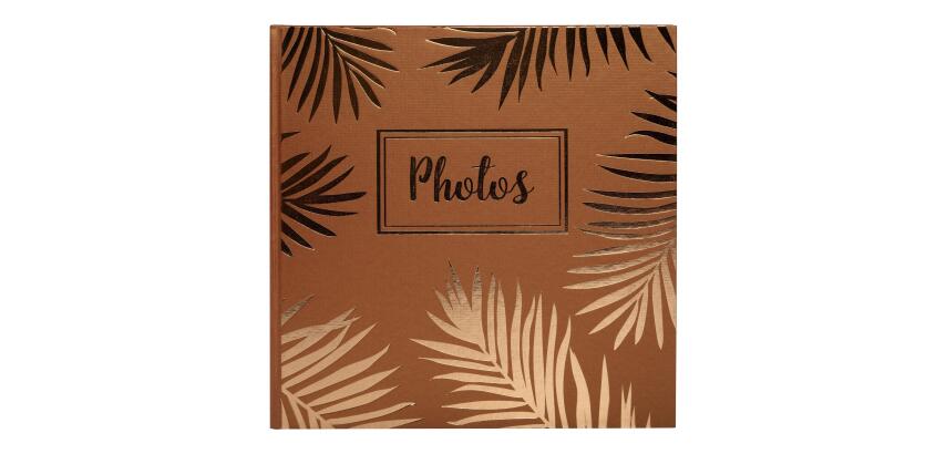 Book album 30p. black 25x25cm PALMA