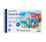 Aquapad Carnet de Voyage album spiralé 25F 14x22cm 300g